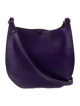 Valextra Leather Messenger Bag