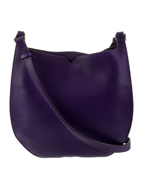 Valextra Leather Messenger Bag