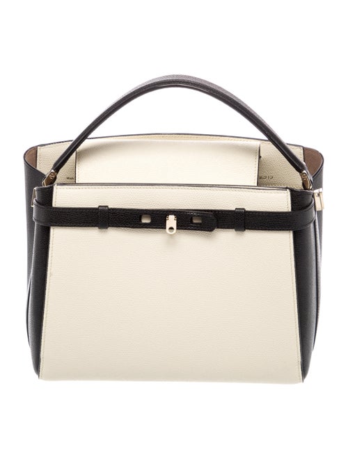 Valextra Leather Top Handle Bag