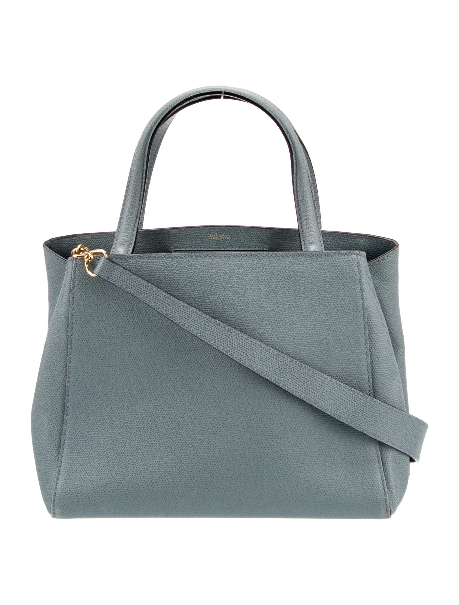 Valextra Calfskin Top Handle Bag