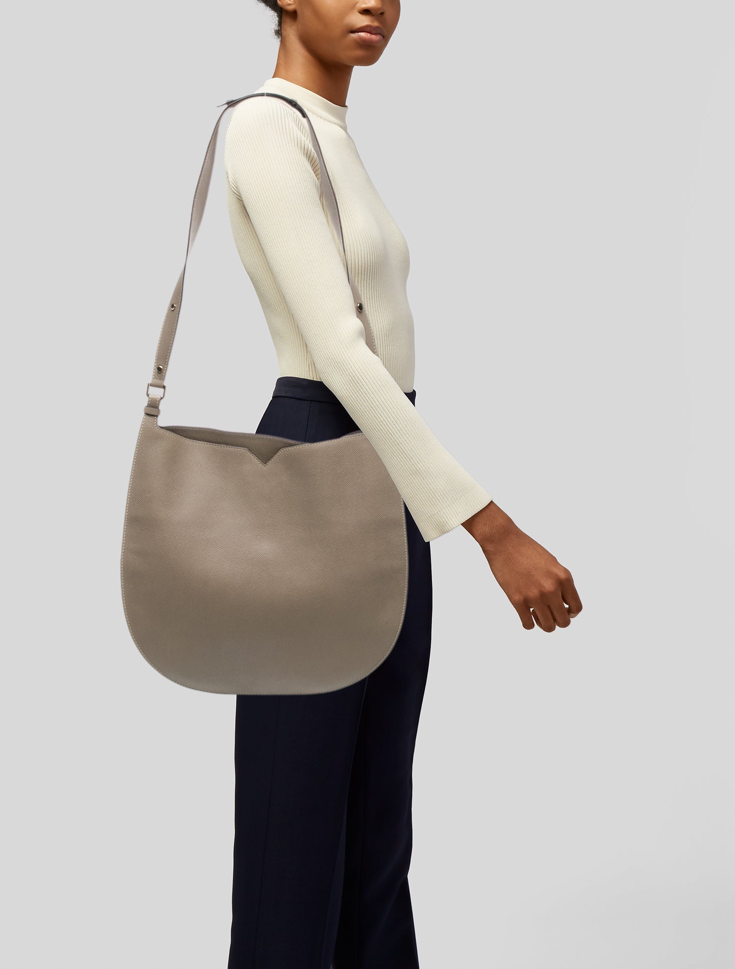 Valextra Leather Shoulder Bag