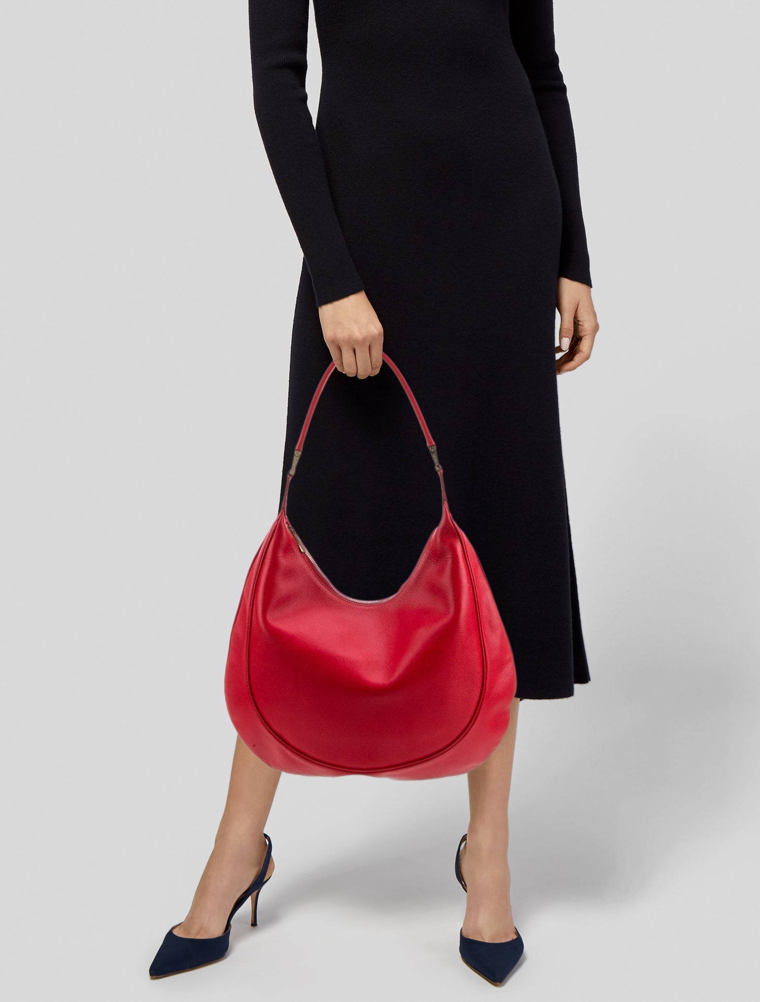 Valextra Leather Shoulder Bag