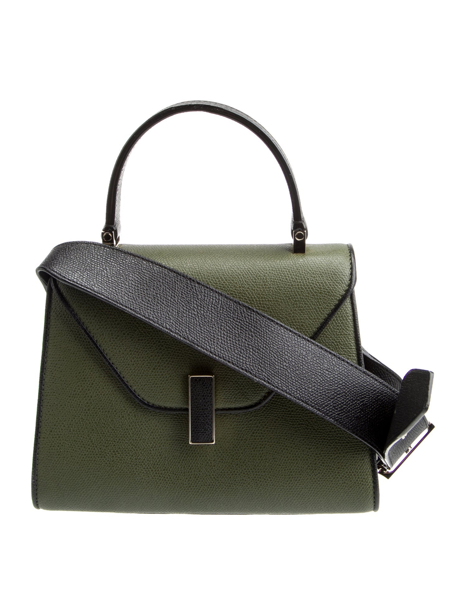 Valextra Leather Messenger Bag