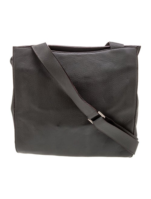 Valextra Leather Messenger Bag