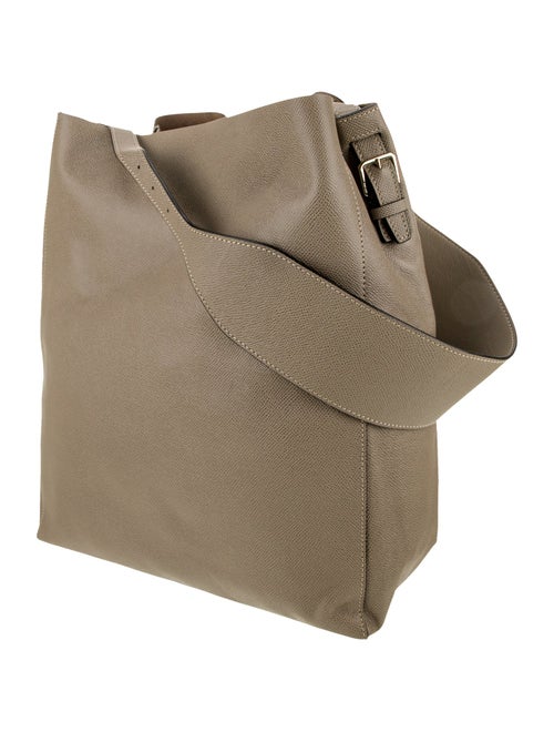 Valextra Leather Messenger Bag