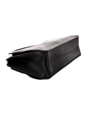 Valextra Leather Top Handle Bag