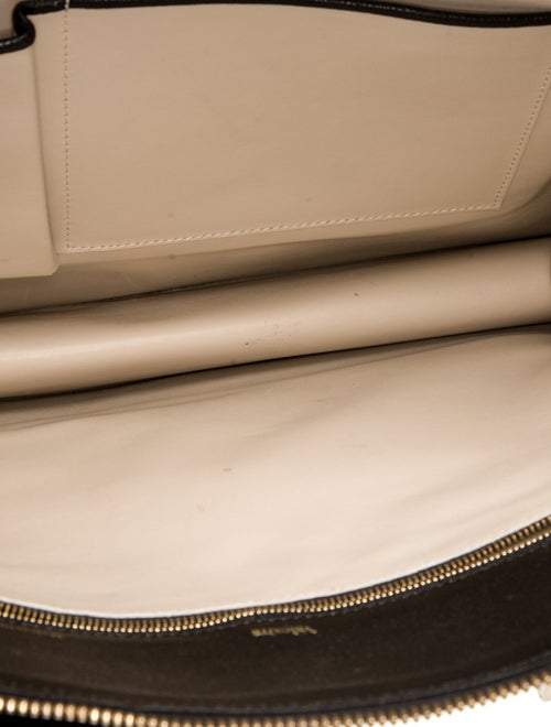 Valextra Leather Top Handle Bag