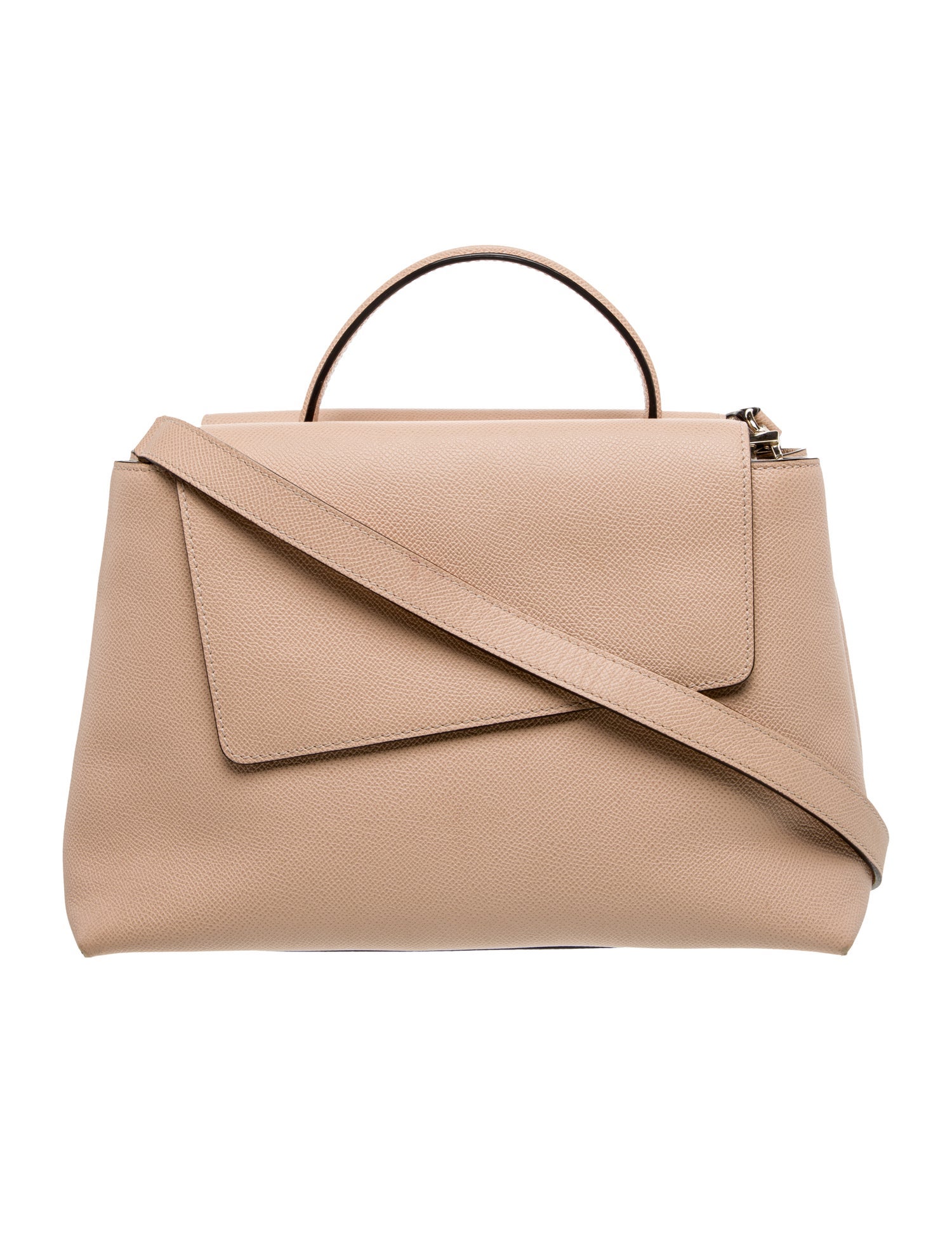 Valextra Leather Top Handle Bag