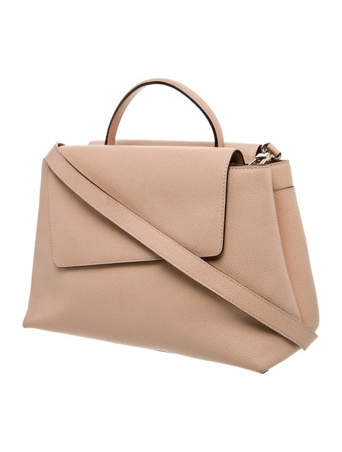 Valextra Leather Top Handle Bag