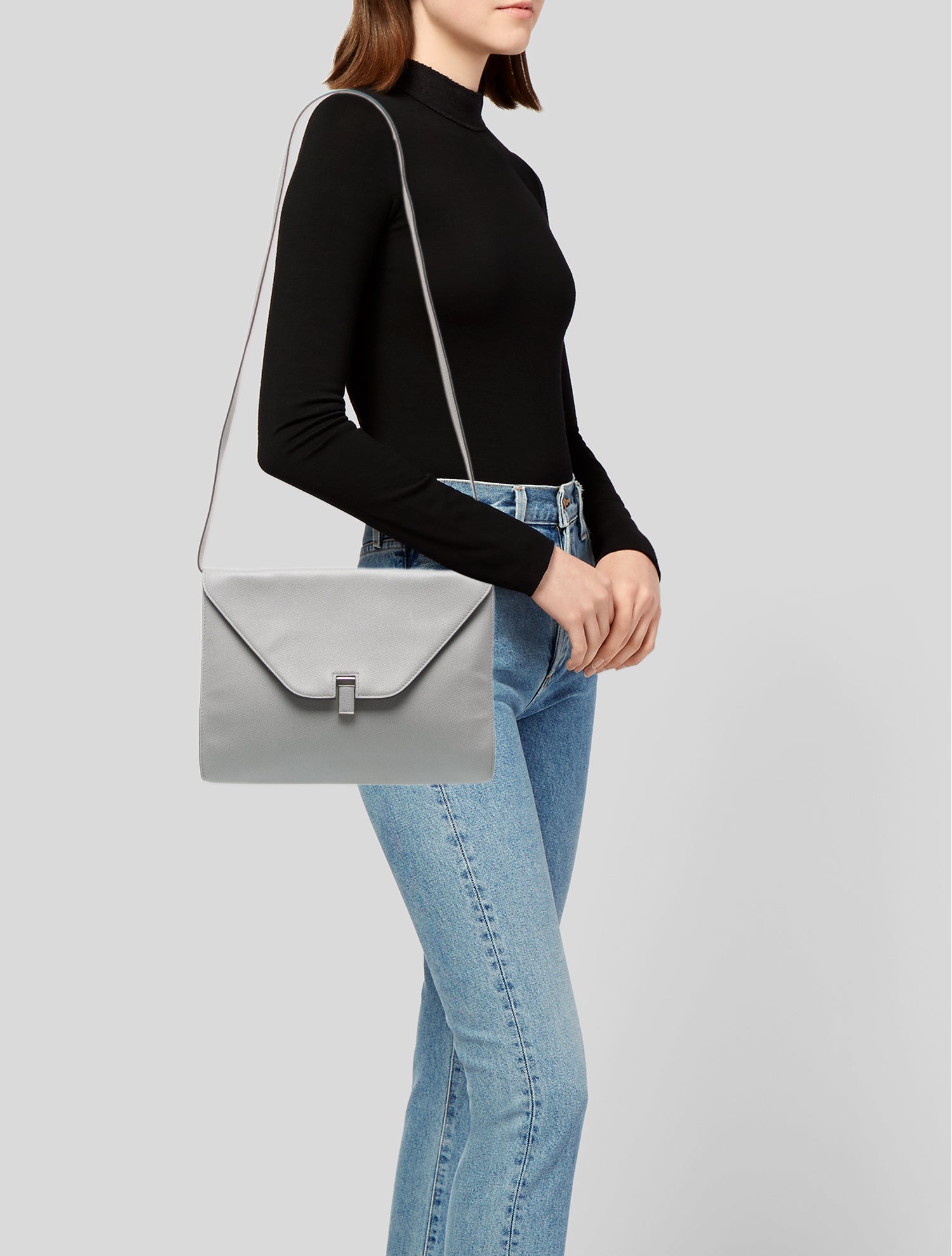 Valextra Leather Shoulder Bag