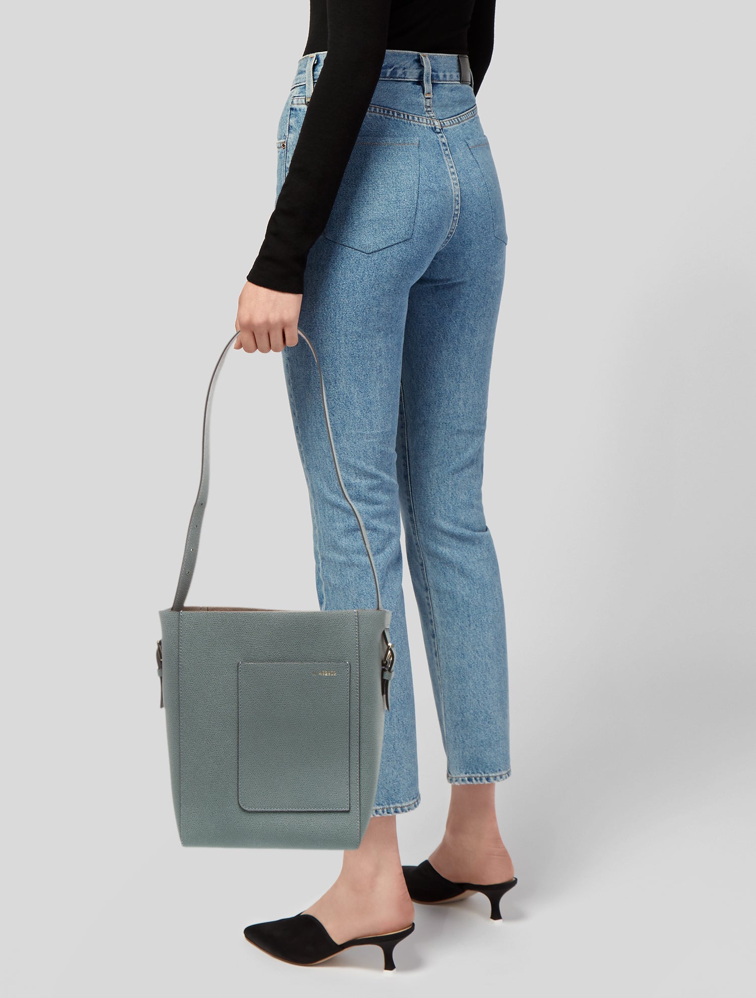 Valextra Leather Shoulder Bag