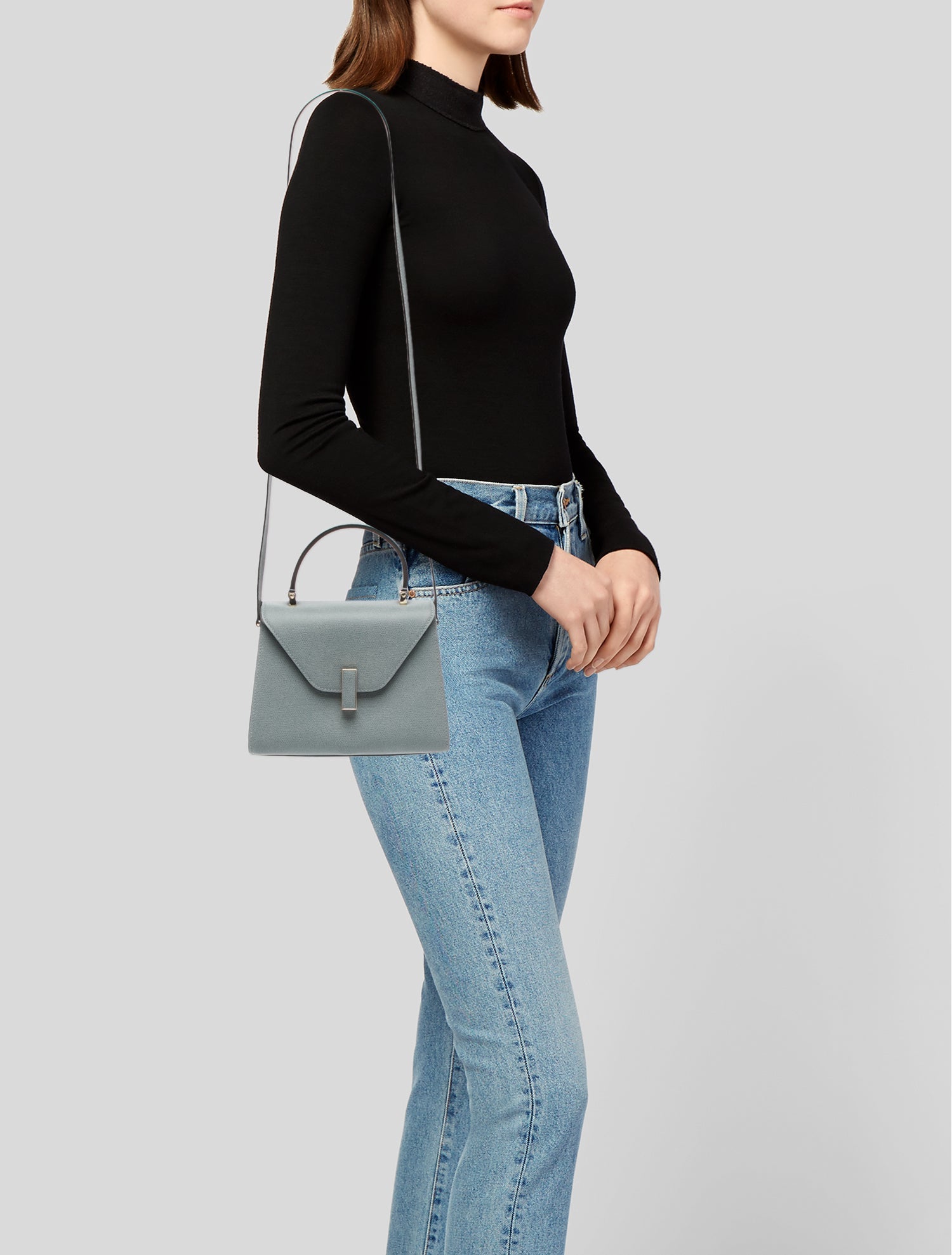 Valextra Leather Shoulder Bag
