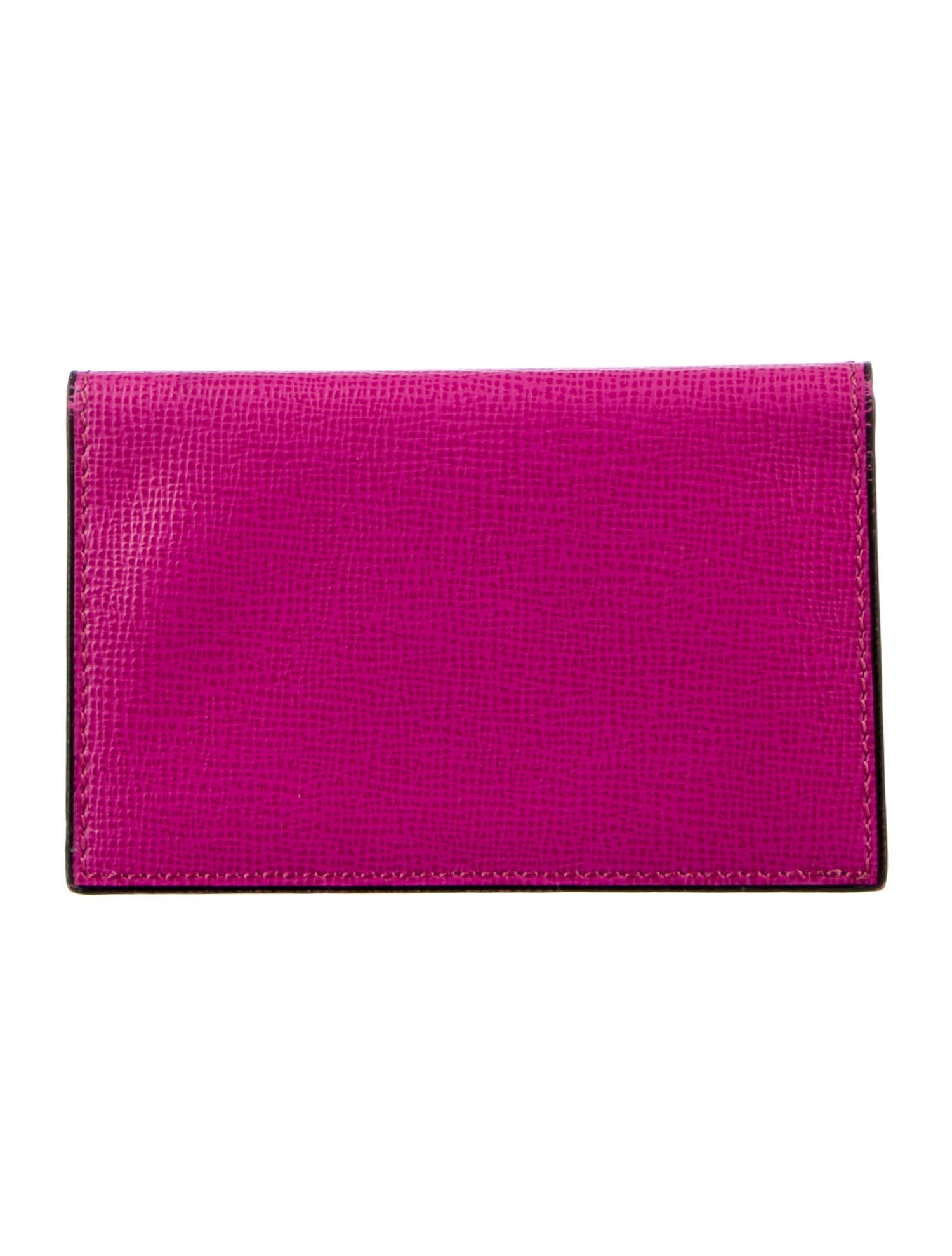 Valextra Saffiano Leather Card Holder