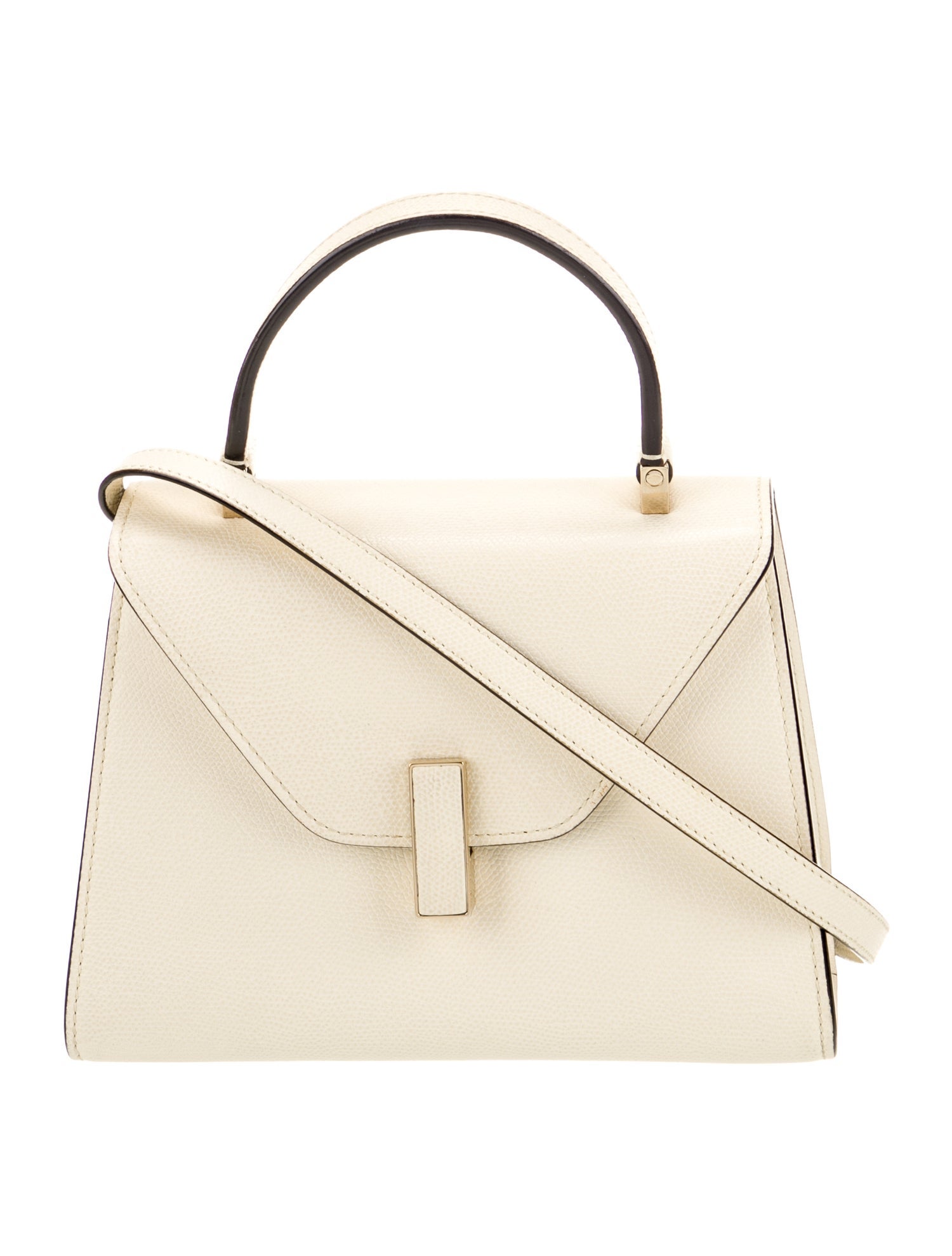 Valextra Leather Top Handle Bag