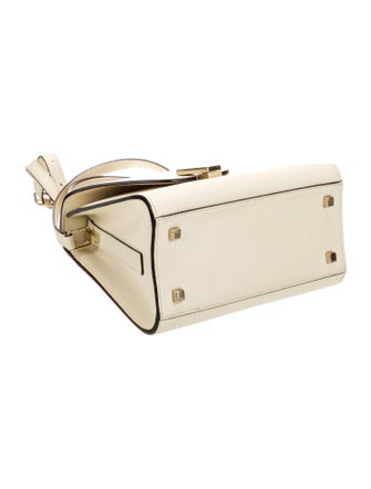 Valextra Leather Top Handle Bag