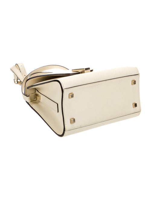 Valextra Leather Top Handle Bag