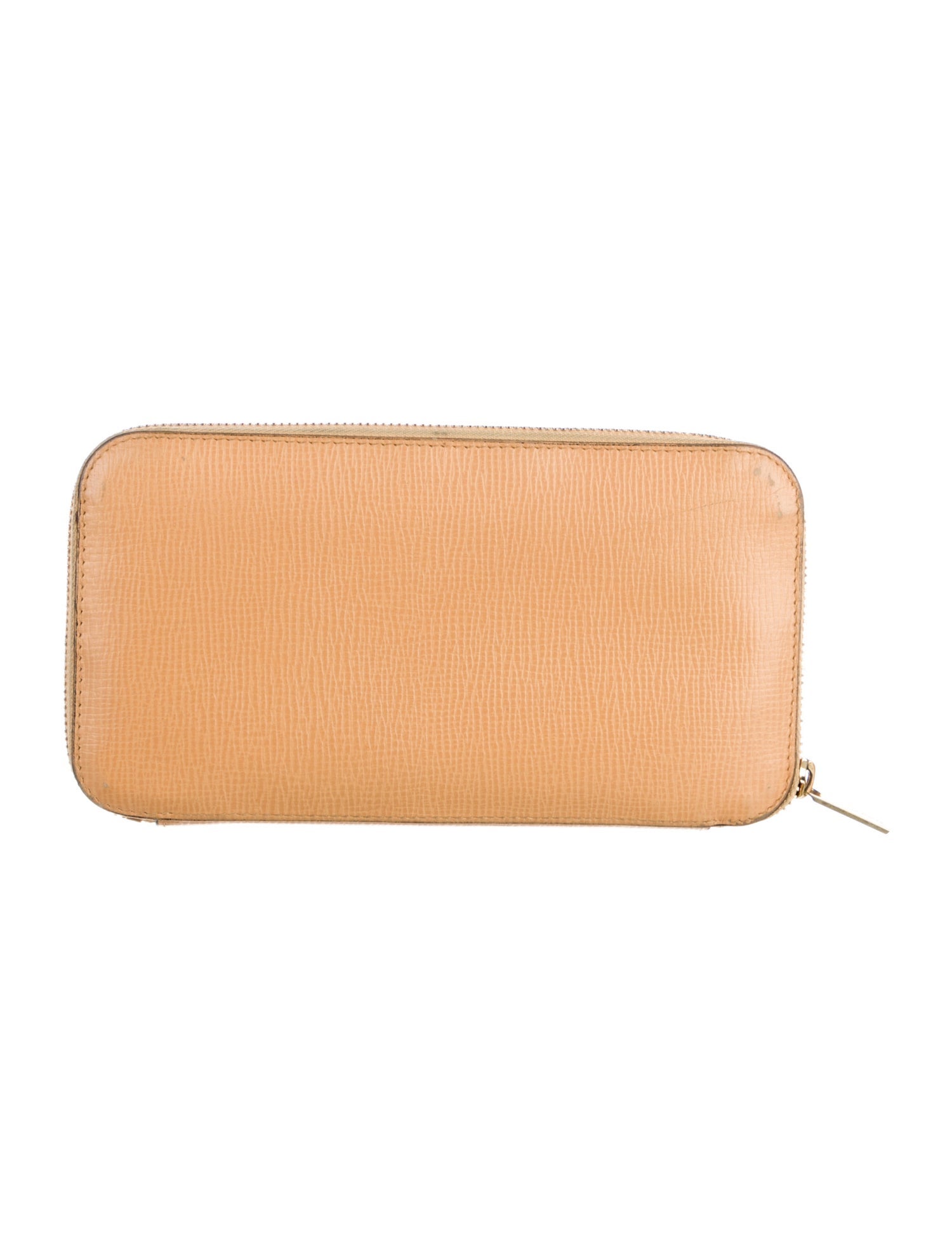 Valextra Continental Zip Wallet Leather Continental Wallet