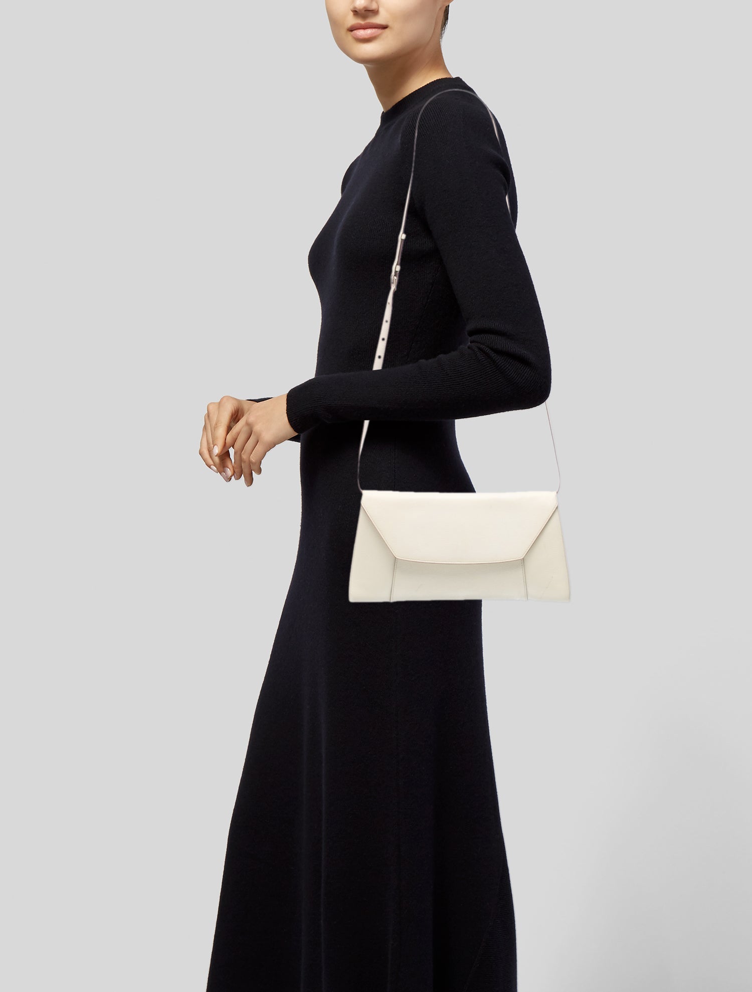 Valextra Leather Clutch