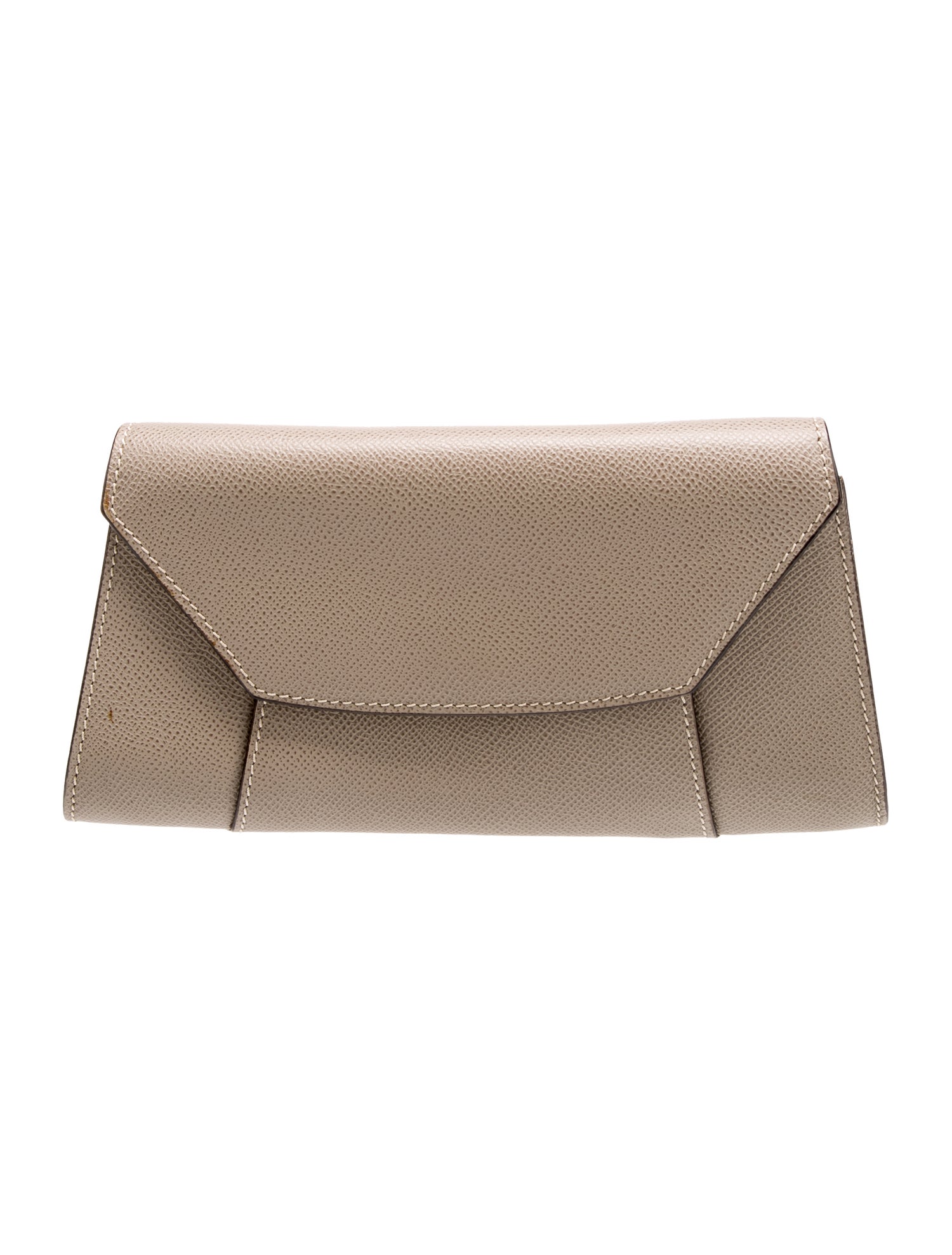 Valextra Leather Clutch