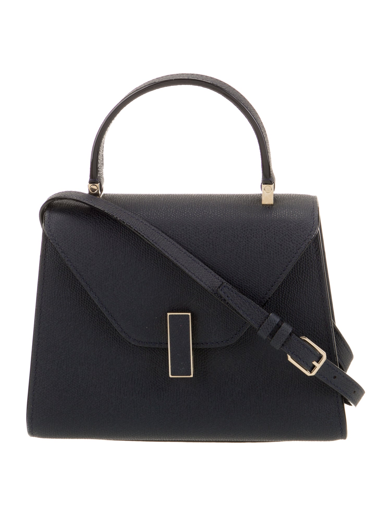 Valextra Leather Top Handle Bag