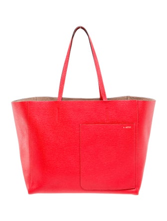Valextra Leather Tote