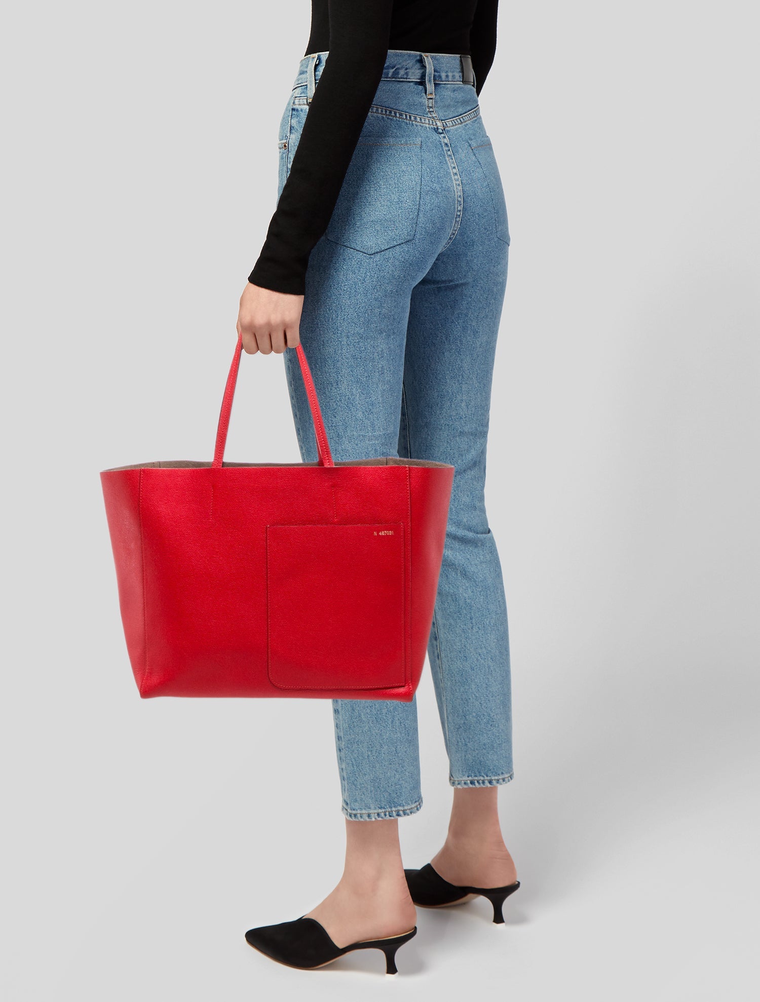 Valextra Leather Tote