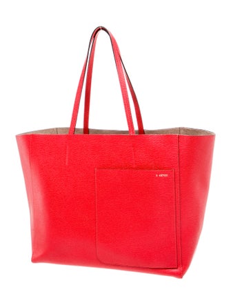 Valextra Leather Tote