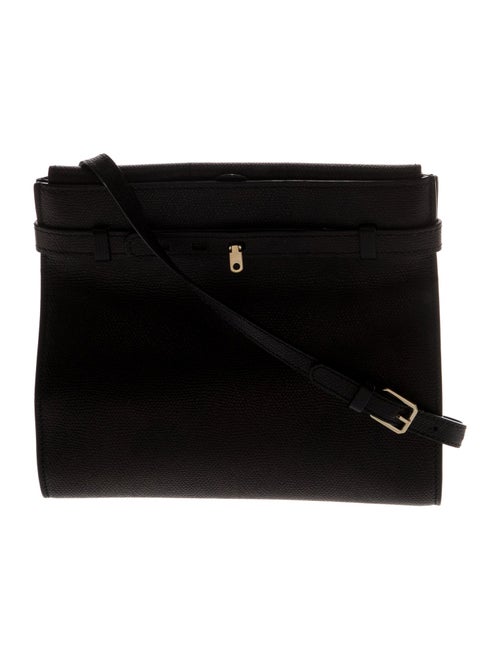 Valextra Leather Messenger Bag