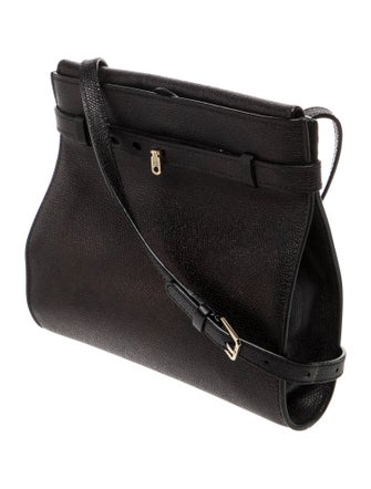 Valextra Leather Messenger Bag