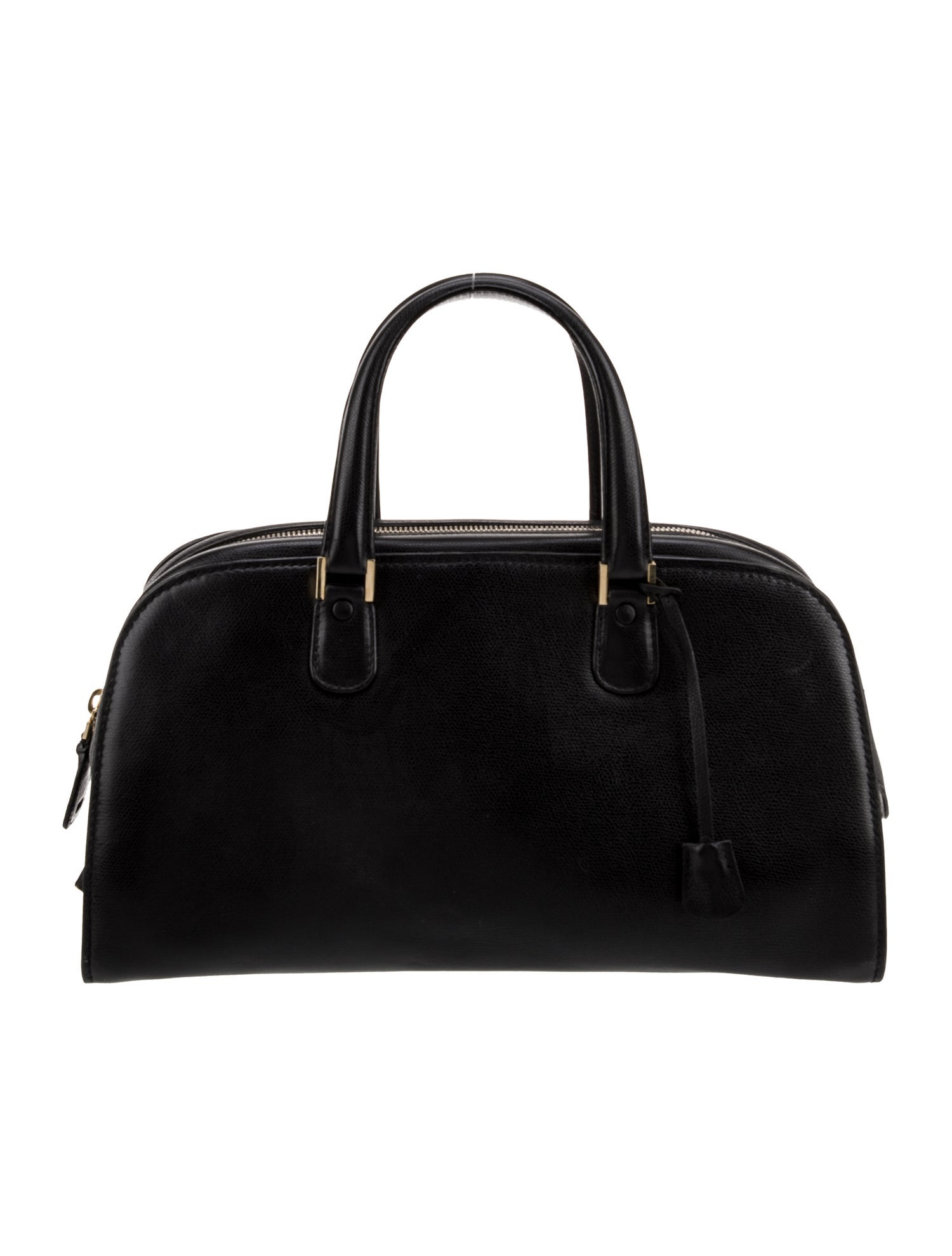 Valextra Leather Top Handle Bag