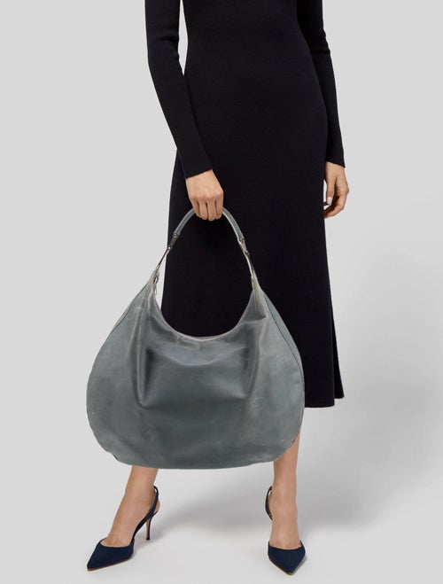 Valextra Leather Hobo