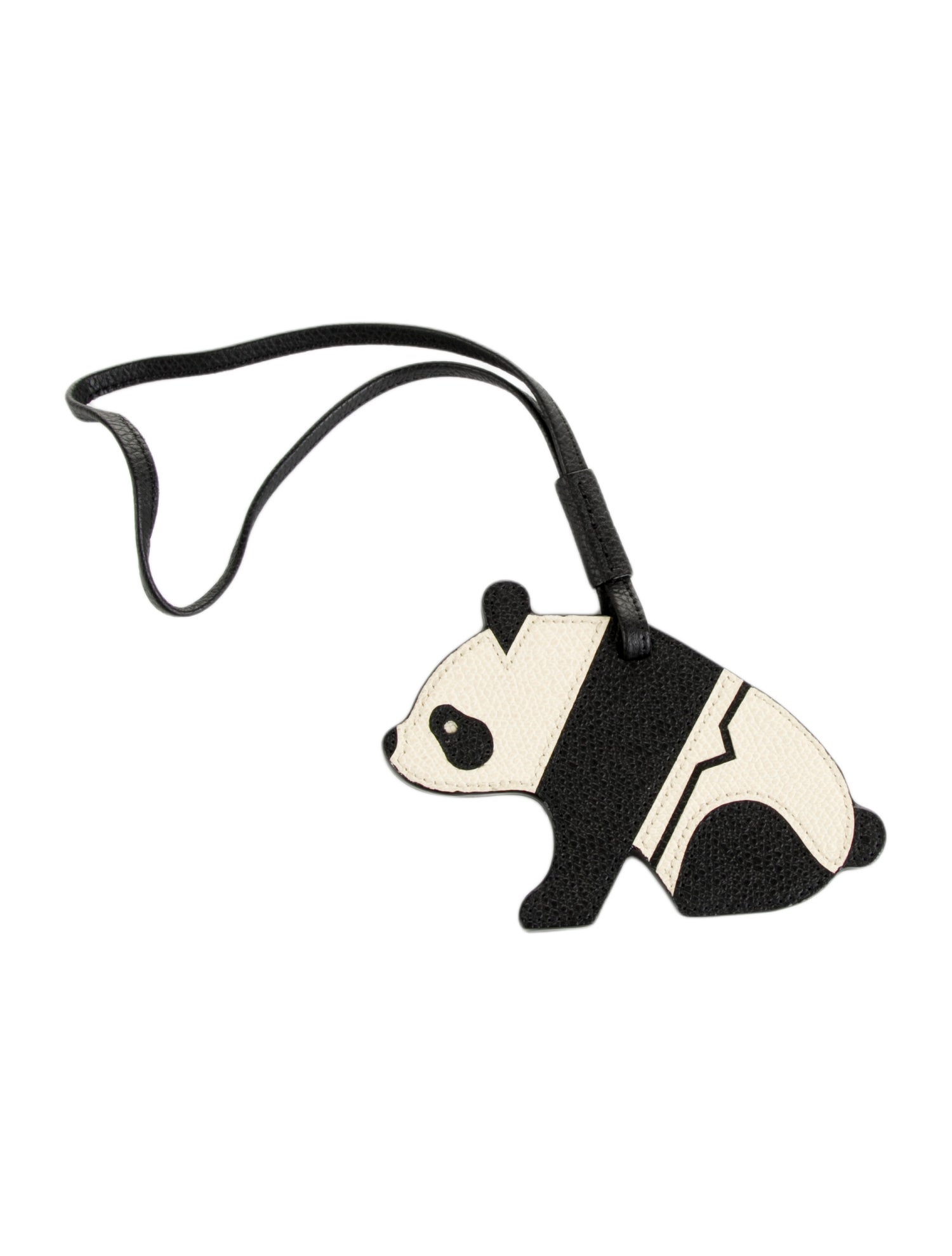 Valextra Panda Bag Charm w/Tags