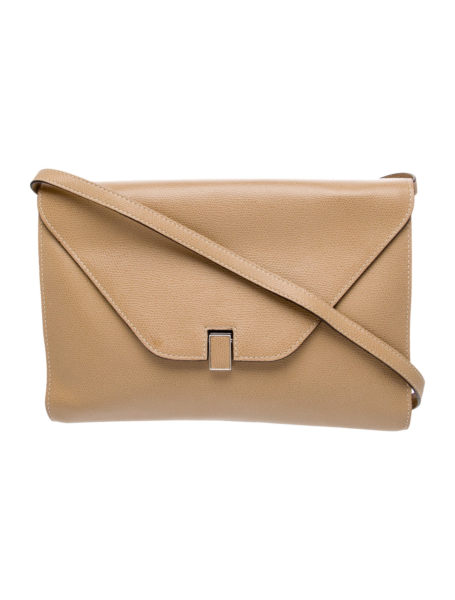 Valextra Leather Messenger Bag