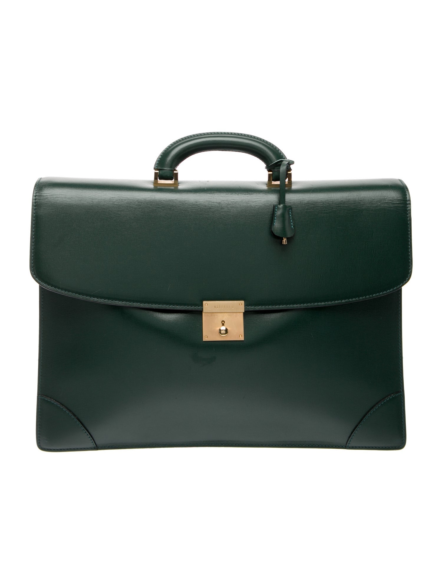 Valextra Leather Briefcase