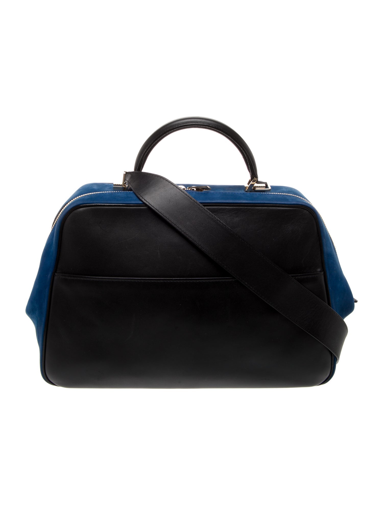 Valextra Leather Top Handle Bag