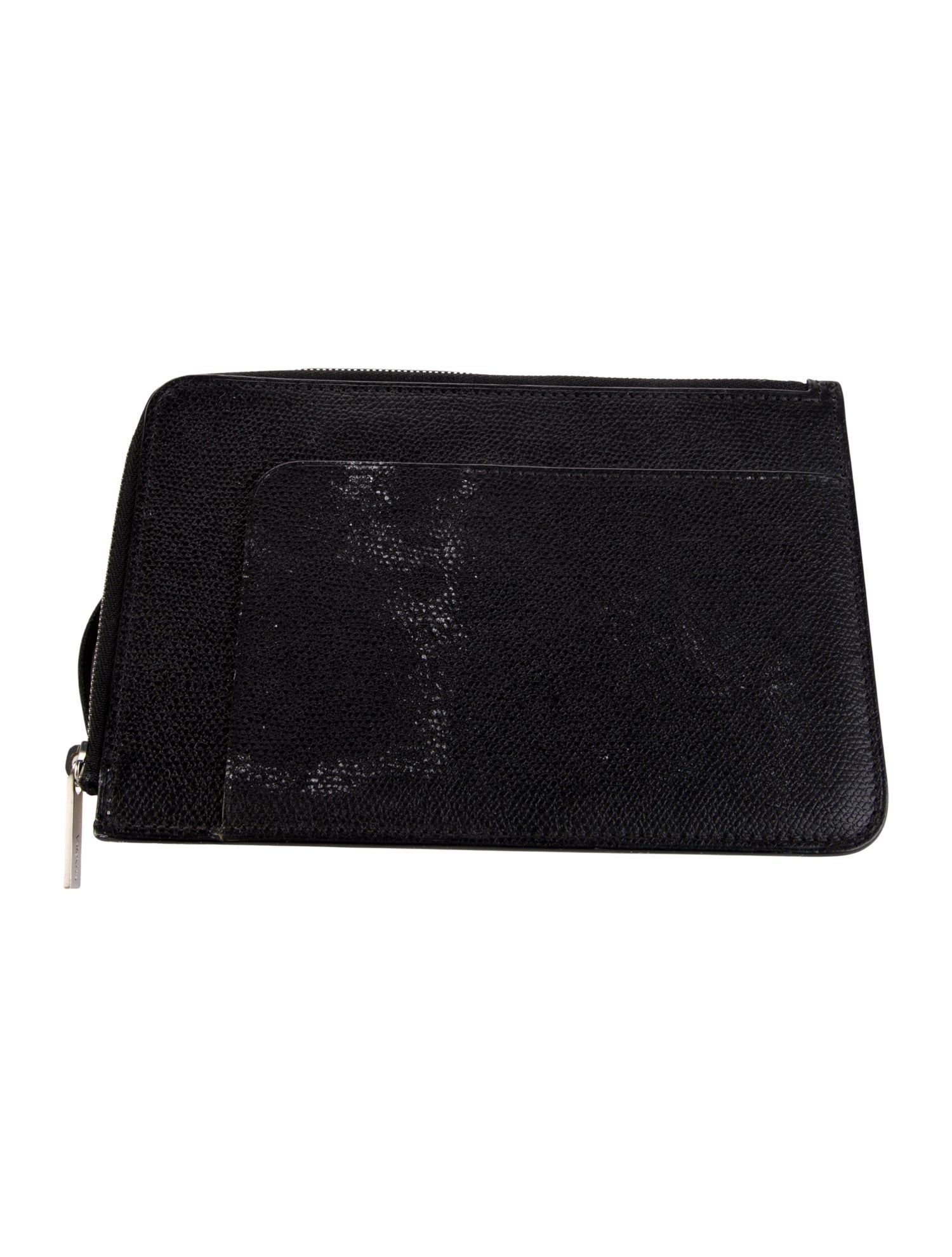 Valextra Leather Travel Pouch