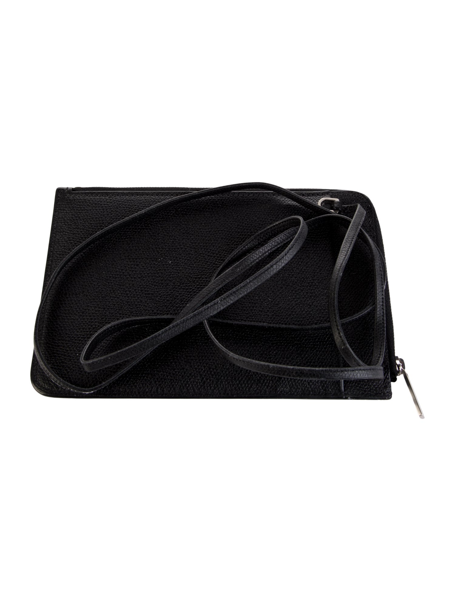 Valextra Leather Travel Pouch