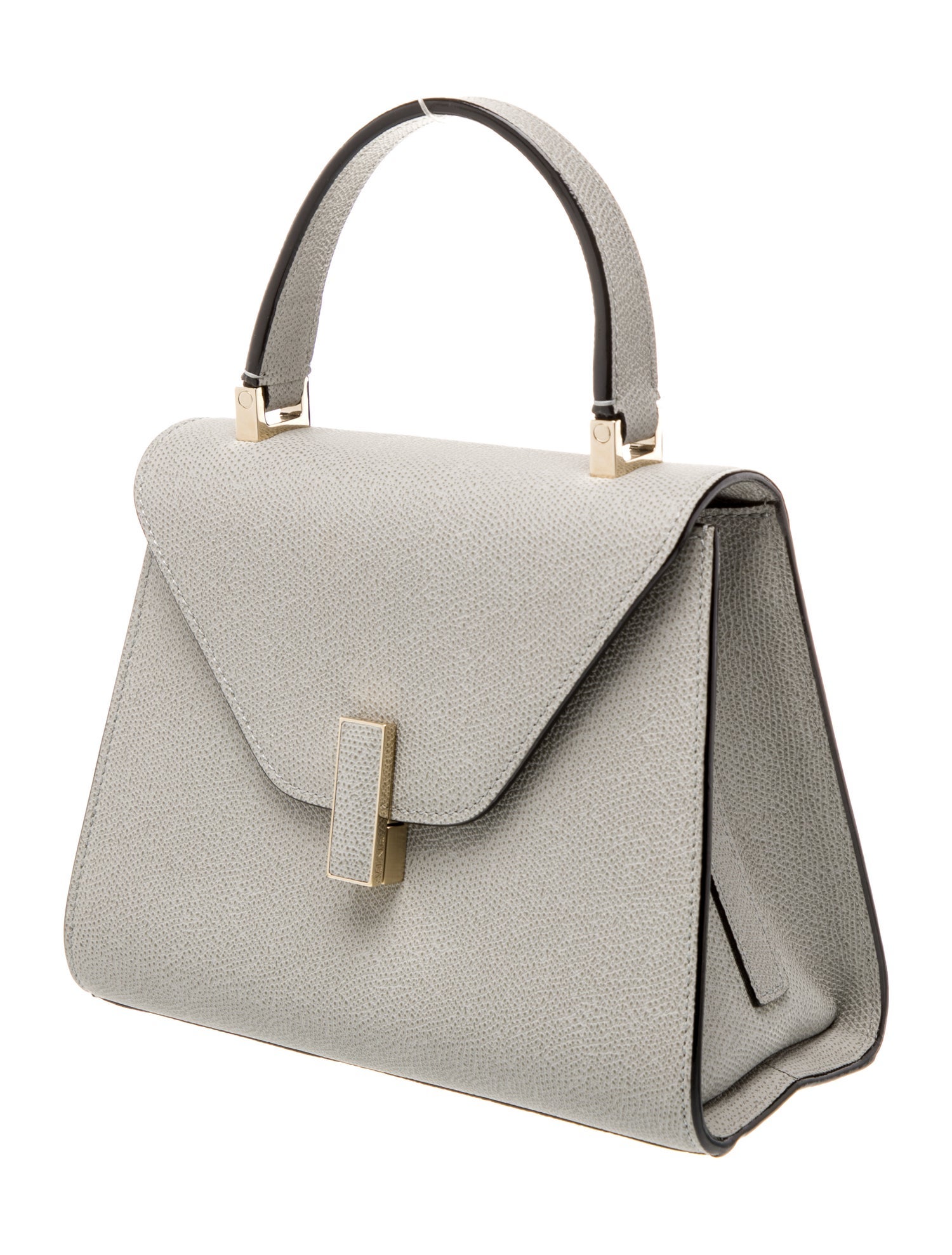 Valextra Leather Top Handle Bag