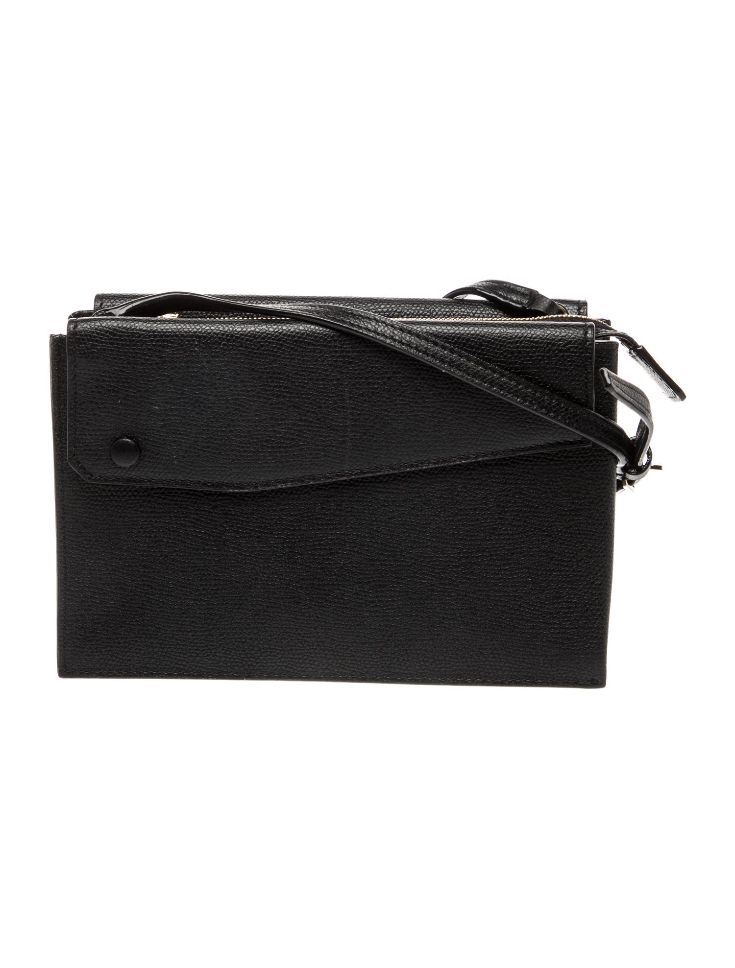 Valextra Leather Messenger Bag
