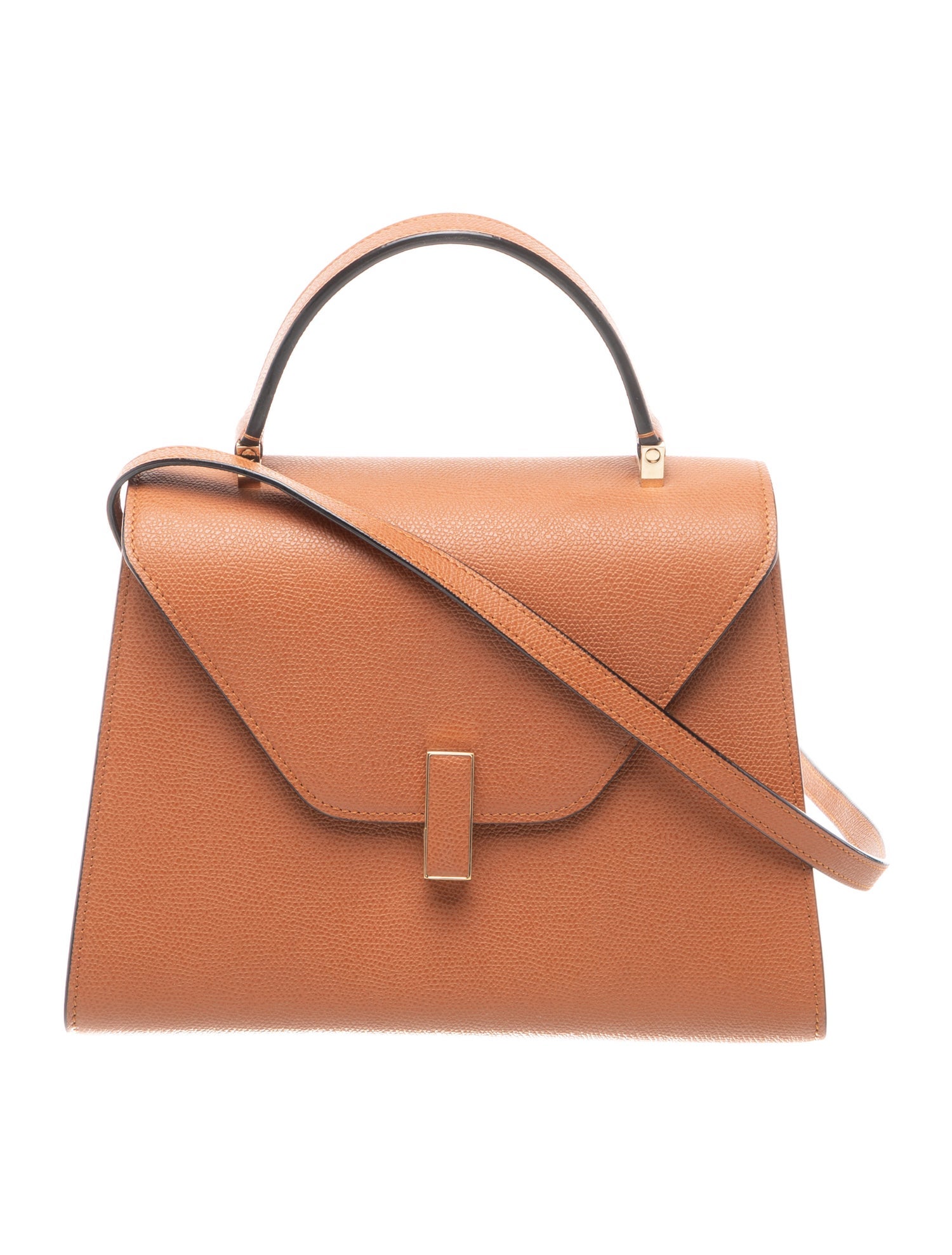 Valextra Leather Top Handle Bag
