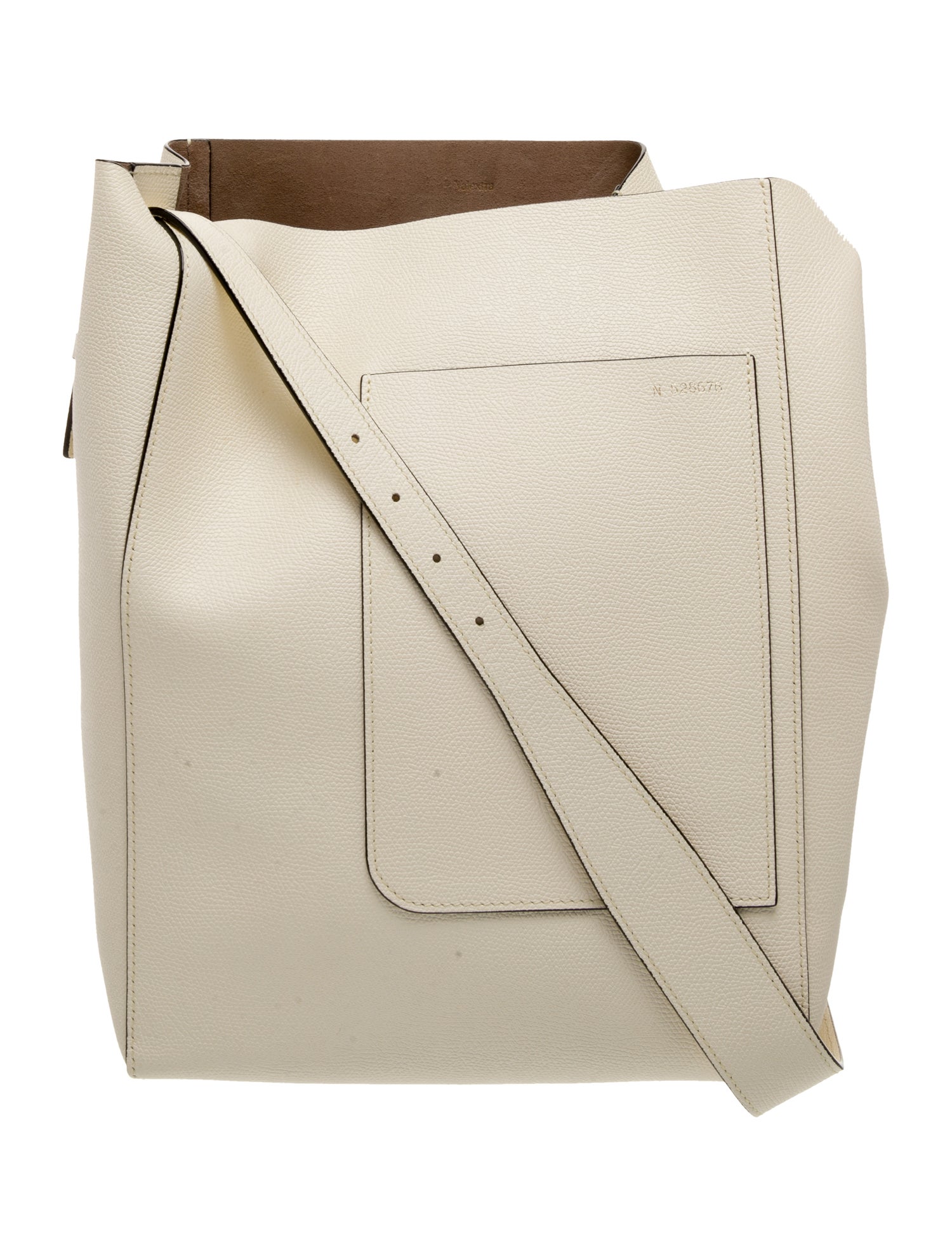Valextra Leather Bucket Bag