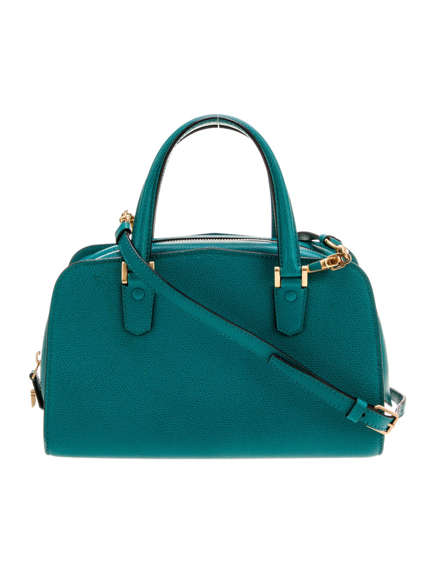 Valextra Leather Top Handle Bag