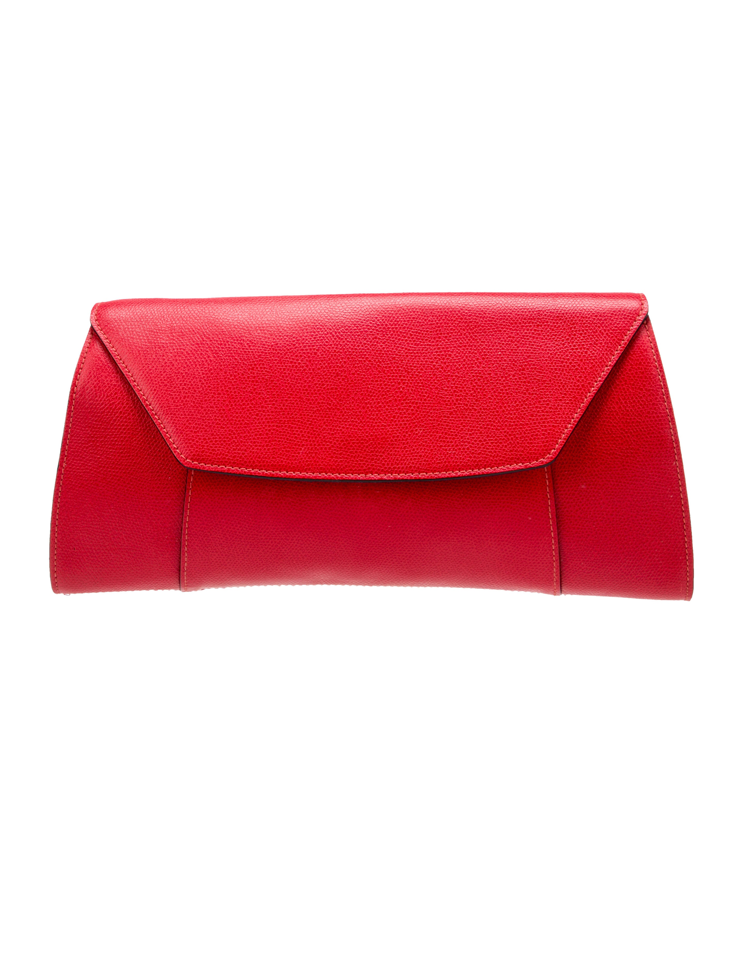 Valextra Leather Clutch