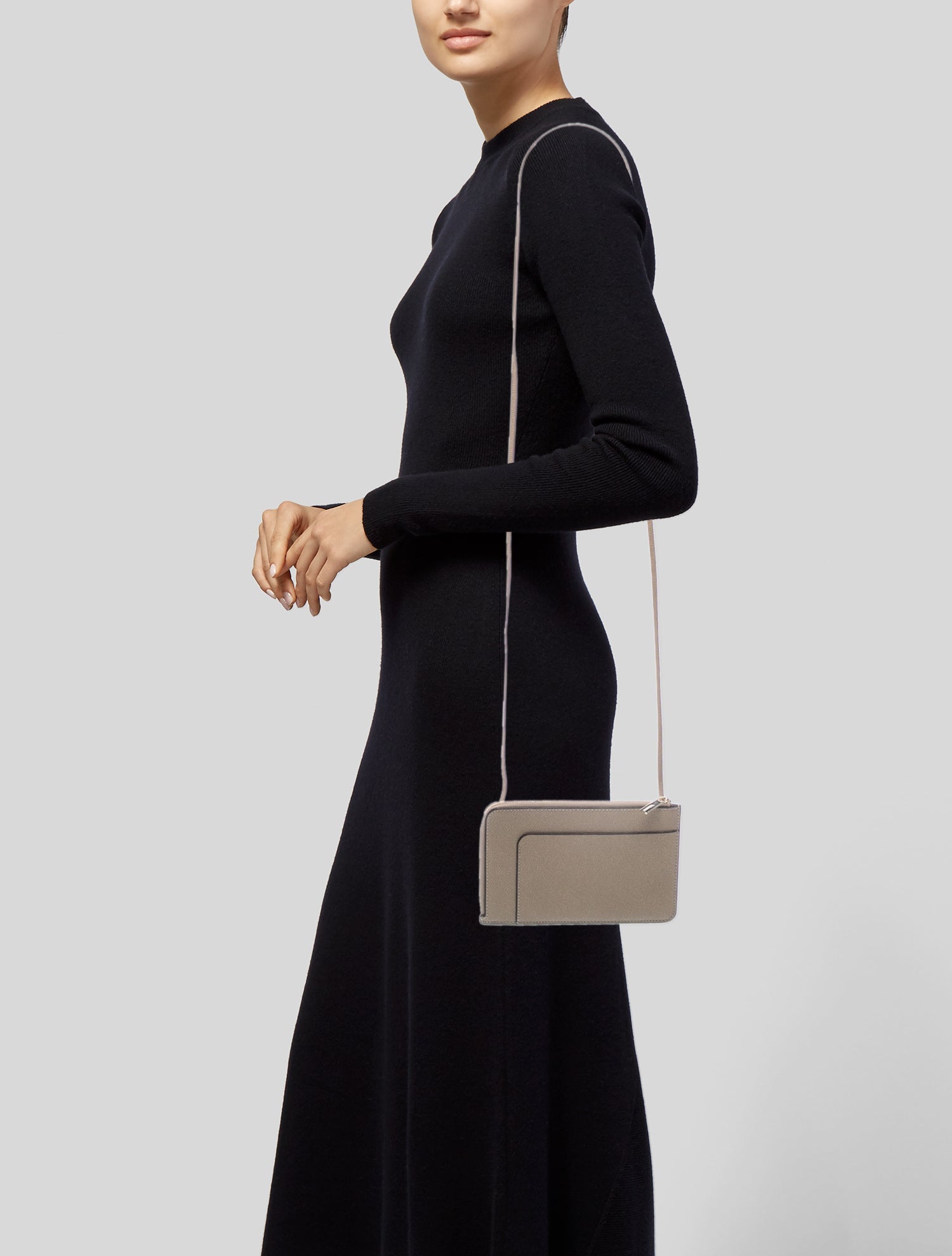 Valextra Leather Crossbody Bag