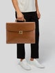 Valextra Leather Briefcase