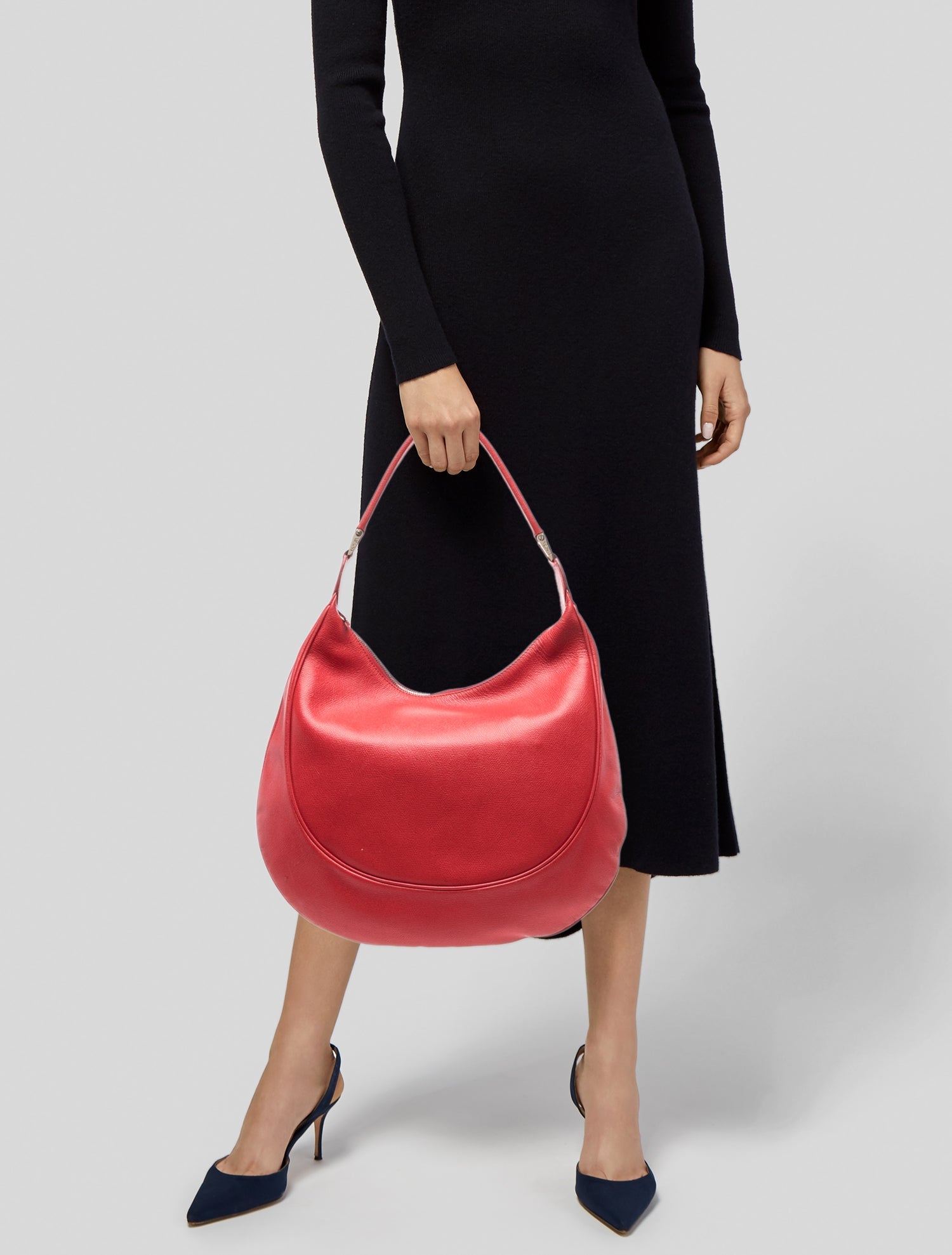Valextra Leather Shoulder Bag