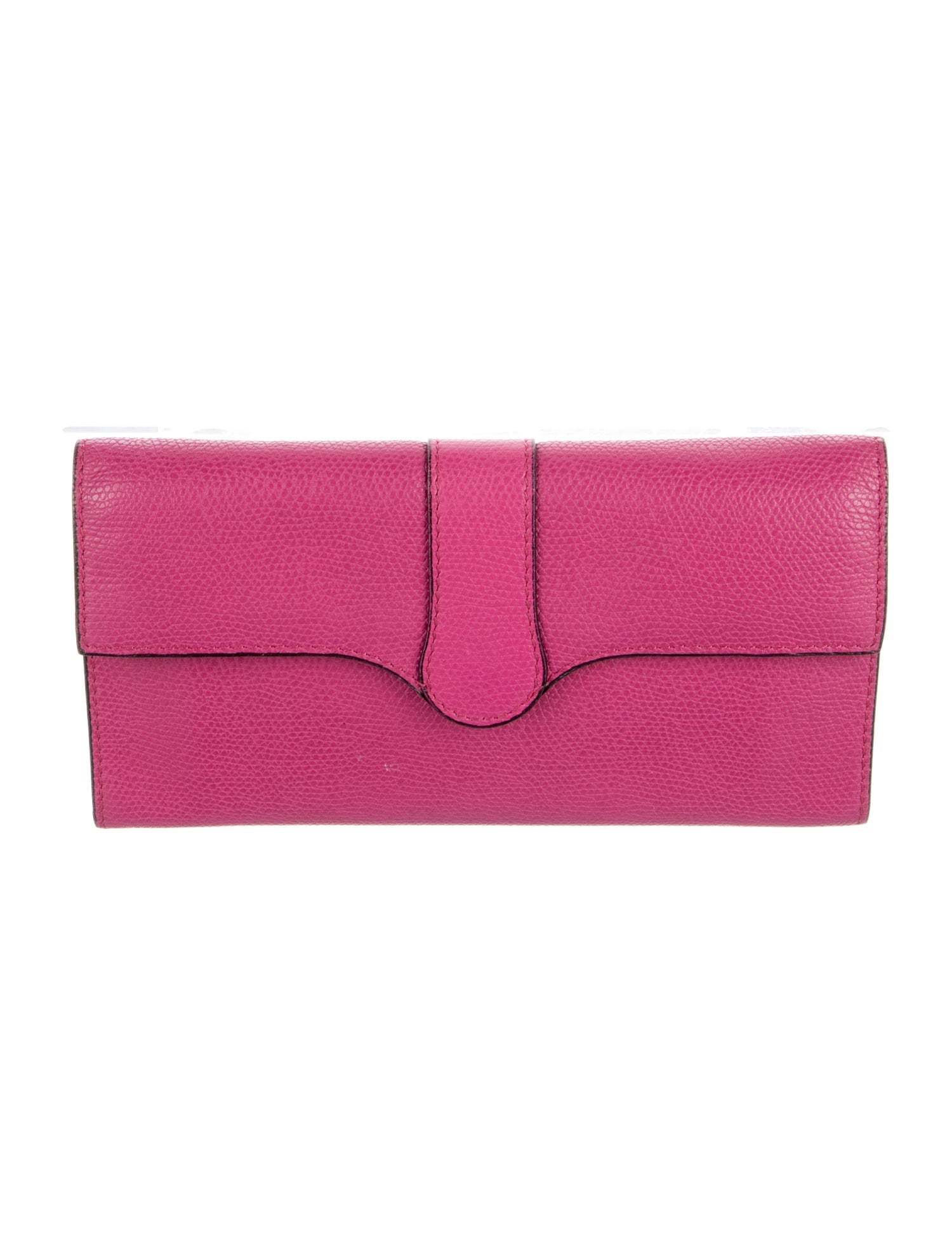 Valextra Leather Continental Wallet