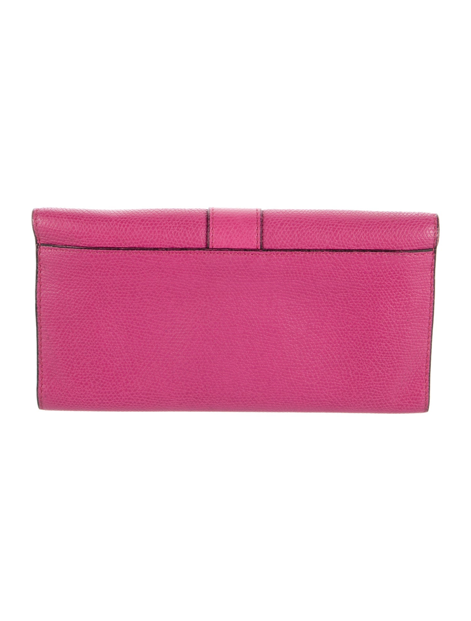 Valextra Leather Continental Wallet