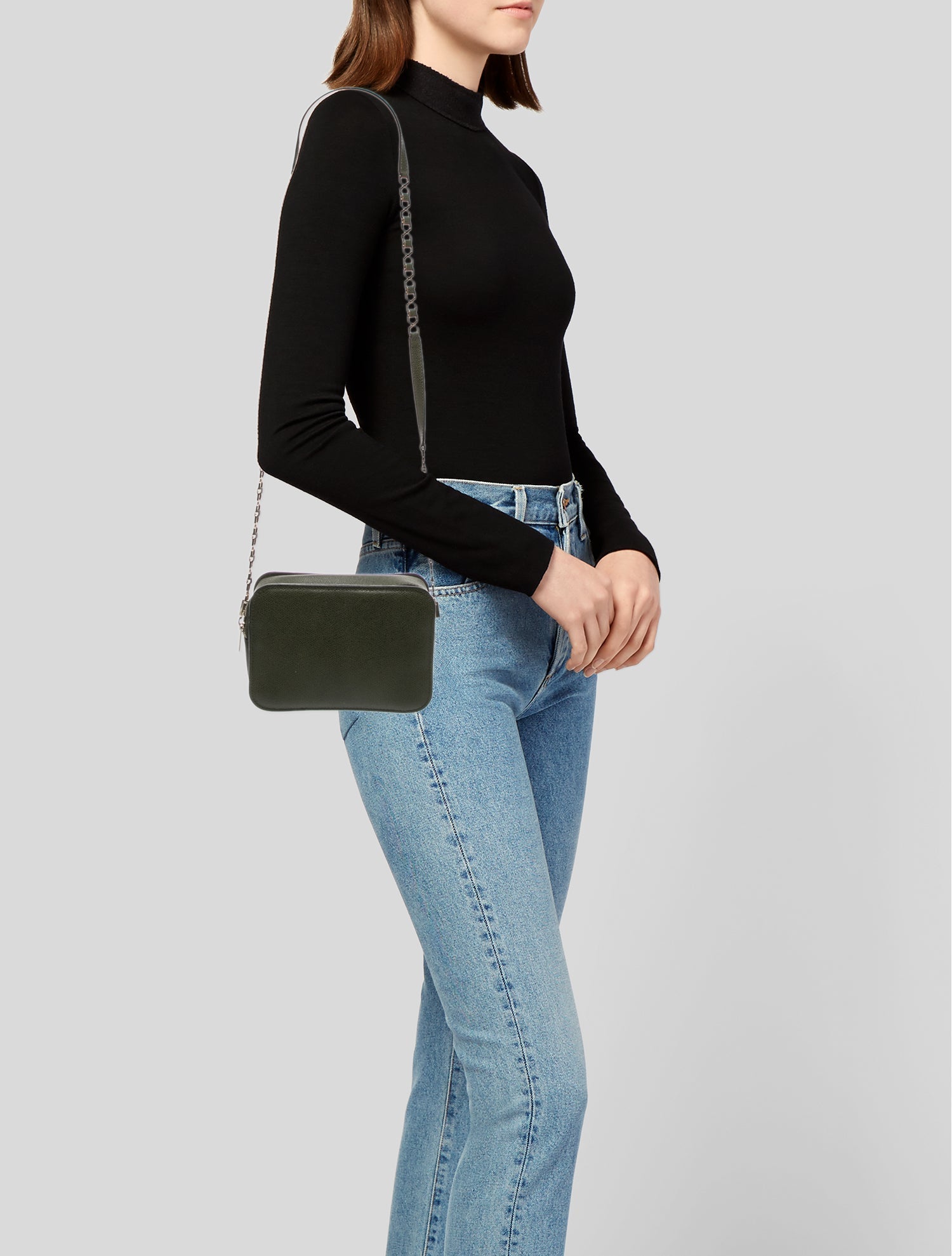 Valextra Leather Crossbody Bag