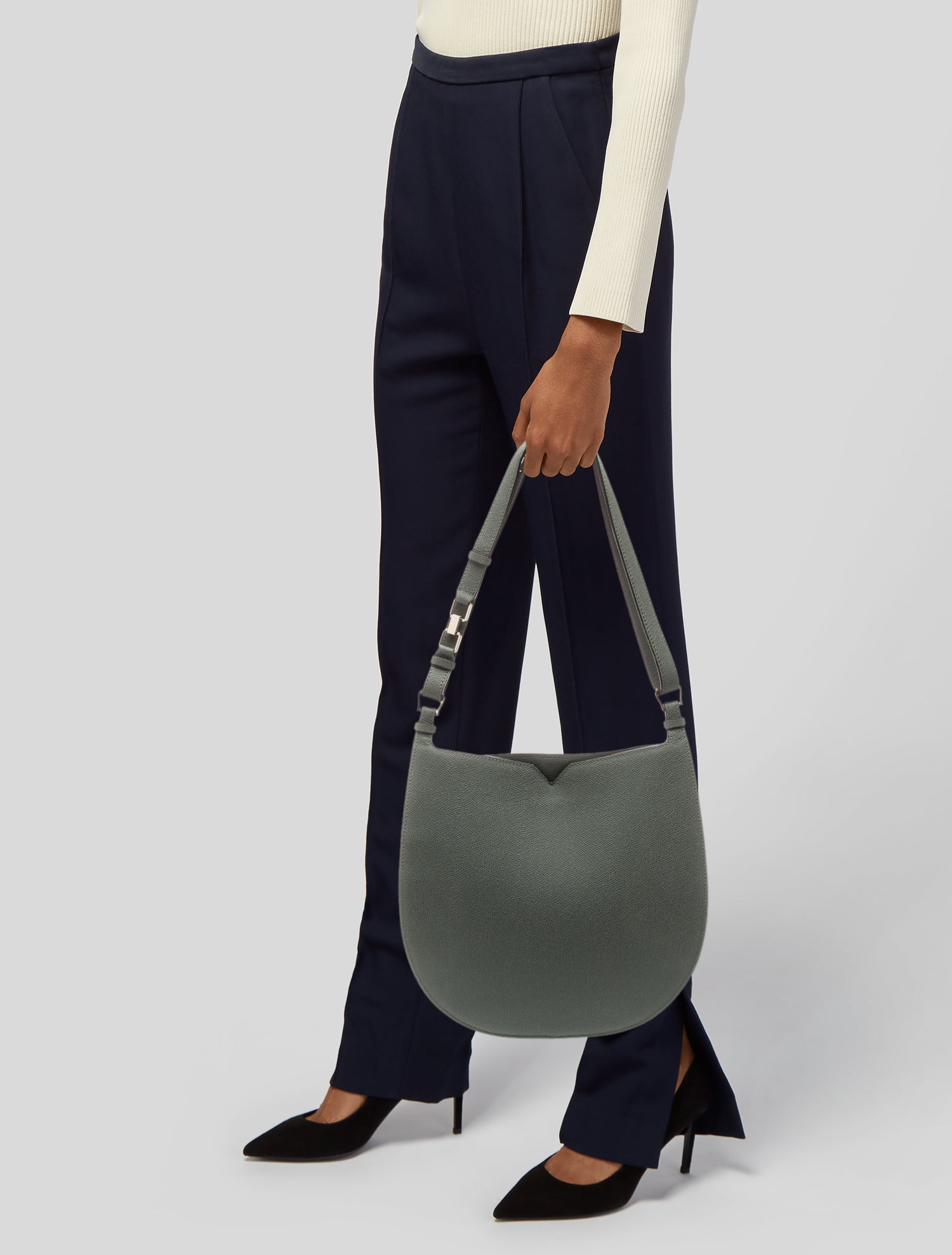 Valextra Leather Shoulder Bag